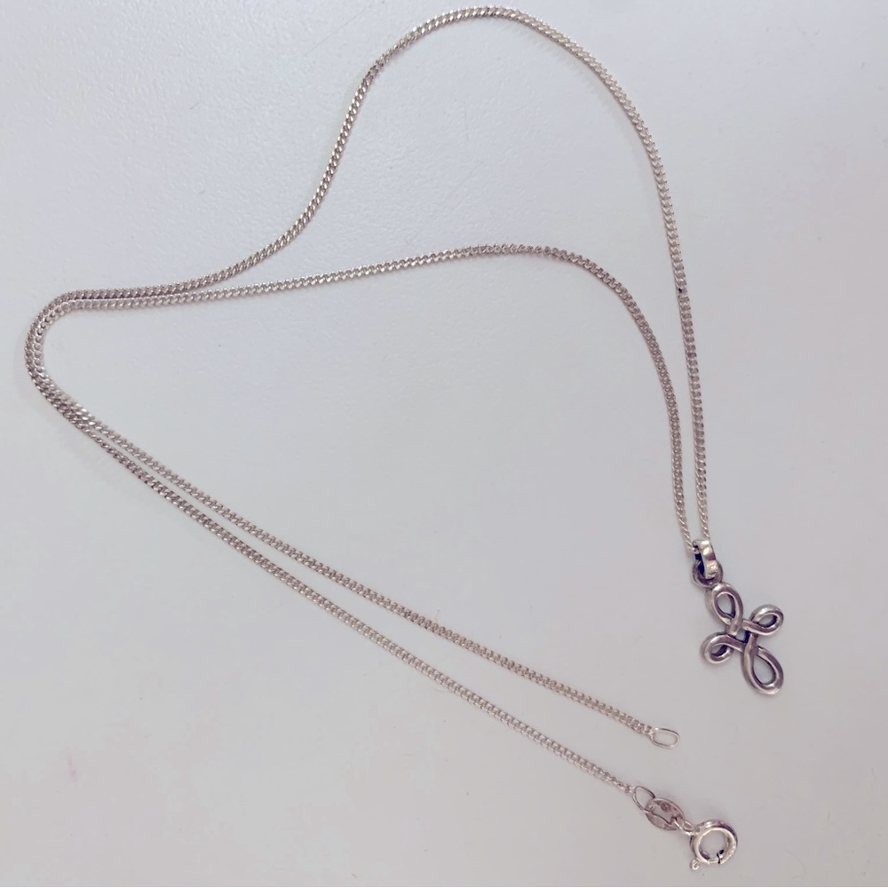 Silver Cross Necklace